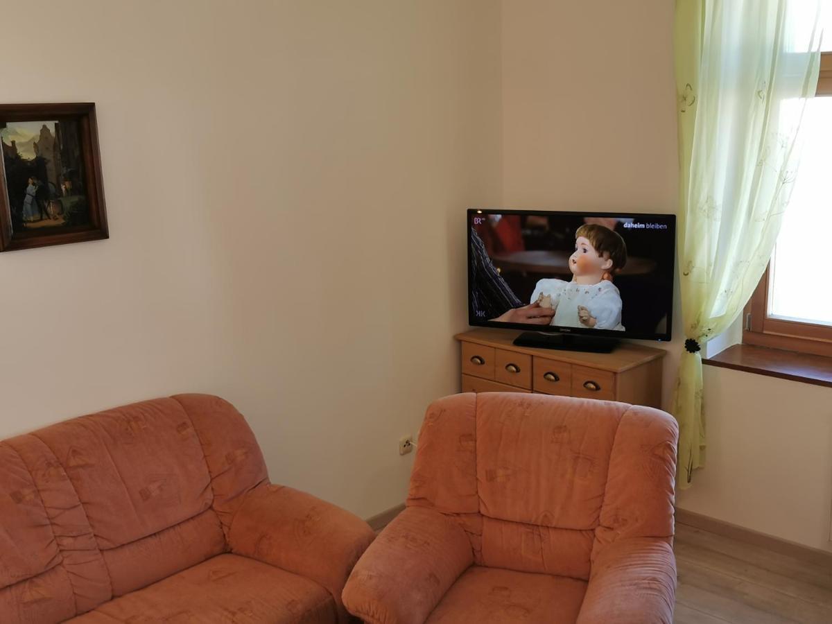 Ferienwohnung "Zur Kleinbahn" Zittau Luaran gambar